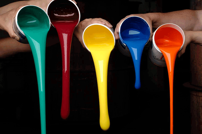 رنگ های مورد استفاده در رزین اپوکسی